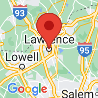 Map of Lawrence, MA